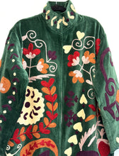 Load image into Gallery viewer, Velvet Suzani Long Jacket