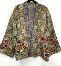 Load image into Gallery viewer, Kantha Blockprint Coat