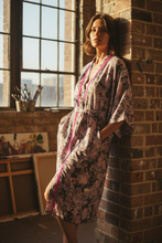Load image into Gallery viewer, Vintage Sari Kimono Long