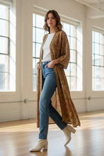 Load image into Gallery viewer, Vintage Sari Kimono Long