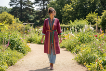 Load image into Gallery viewer, Vintage Sari Kantha Jacket long