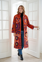 Load image into Gallery viewer, Velvet Suzani Long Jacket
