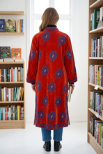Load image into Gallery viewer, Velvet Suzani Long Jacket