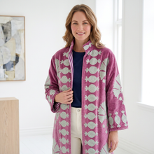 Load image into Gallery viewer, Velvet Suzani Long Jacket