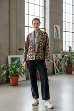 Load image into Gallery viewer, Kantha Short Jacket (Free Size)