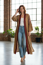 Load image into Gallery viewer, Vintage Sari Kimono Long