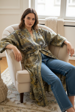 Load image into Gallery viewer, Vintage Sari Kimono Long