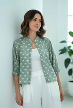 Load image into Gallery viewer, Blockprint Cotton shirt, Free size