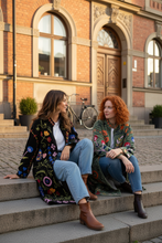 Load image into Gallery viewer, Velvet Suzani Long Jacket