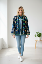 Load image into Gallery viewer, Velvet Suzani Jacket (Short)