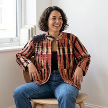 Load image into Gallery viewer, Kantha Tie Dye Jacket