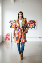 Load image into Gallery viewer, Stone Washed Kantha Jacket
