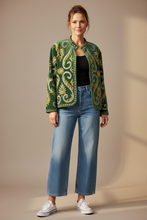 Load image into Gallery viewer, Velvet Suzani Jacket (Short)