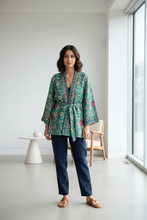 Load image into Gallery viewer, Kantha Blockprint Coat