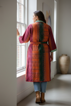 Load image into Gallery viewer, Vintage Sari Kantha Jacket long