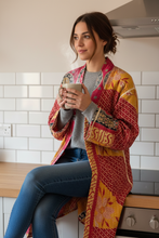 Load image into Gallery viewer, Vintage Sari Kantha Robe/Jacket