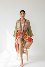 Load image into Gallery viewer, Vintage Sari Kimono Long