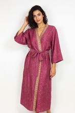 Load image into Gallery viewer, Vintage Sari Kimono Long