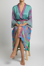 Load image into Gallery viewer, Vintage Sari Kimono Long