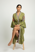 Load image into Gallery viewer, Vintage Sari Kimono Long