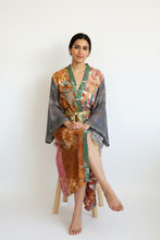 Load image into Gallery viewer, Vintage Sari Kimono Long