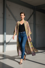 Load image into Gallery viewer, Vintage Sari Kimono Long