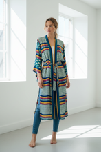 Load image into Gallery viewer, Vintage Sari Kimono Long