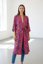 Load image into Gallery viewer, Vintage Sari Kimono Long