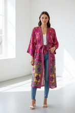 Load image into Gallery viewer, Vintage Sari Kimono Long