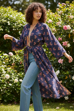 Load image into Gallery viewer, Vintage Sari Kimono Long