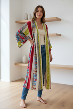 Load image into Gallery viewer, Vintage Sari Kimono Long
