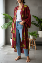 Load image into Gallery viewer, Vintage Sari Kimono Long