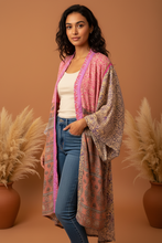 Load image into Gallery viewer, Vintage Sari Kimono Long