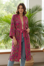 Load image into Gallery viewer, Vintage Sari Kimono Long