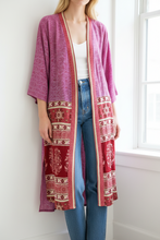 Load image into Gallery viewer, Vintage Sari Kimono Long