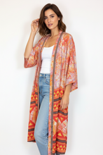 Load image into Gallery viewer, Vintage Sari Kimono Long