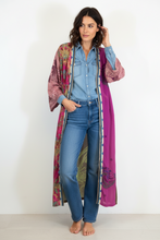 Load image into Gallery viewer, Vintage Sari Kimono Long