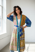 Load image into Gallery viewer, Vintage Sari Kimono Long