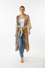 Load image into Gallery viewer, Vintage Sari Kimono Long