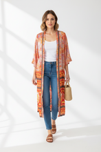 Load image into Gallery viewer, Vintage Sari Kimono Long