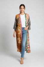 Load image into Gallery viewer, Vintage Sari Kimono Long