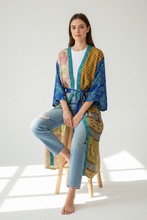 Load image into Gallery viewer, Vintage Sari Kimono Long