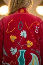 Load image into Gallery viewer, Velvet Suzani Jacket (Short)