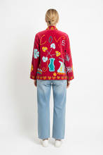 Load image into Gallery viewer, Velvet Suzani Jacket (Short)