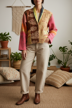 Load image into Gallery viewer, Kantha Jacket Short M/L