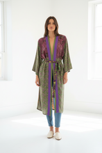 Load image into Gallery viewer, Vintage Sari Kimono Long