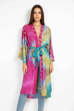 Load image into Gallery viewer, Vintage Sari Kimono Long