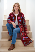 Load image into Gallery viewer, Velvet Suzani Long Jacket
