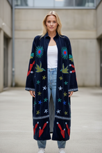 Load image into Gallery viewer, Velvet Suzani Long Jacket