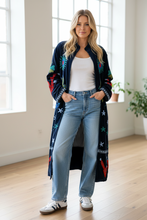 Load image into Gallery viewer, Velvet Suzani Long Jacket